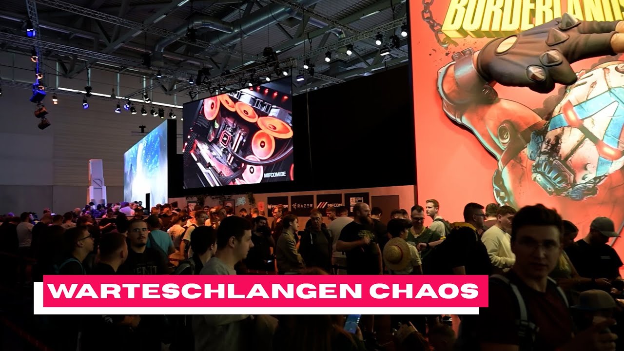 Warteschlangen Chaos auf der Gamescom