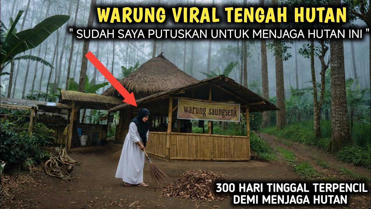 IBU PEMBERANI‼️WARUNG VIRAL TENGAH HUTAN KABUT GUNUNG WASPADA SUBANG