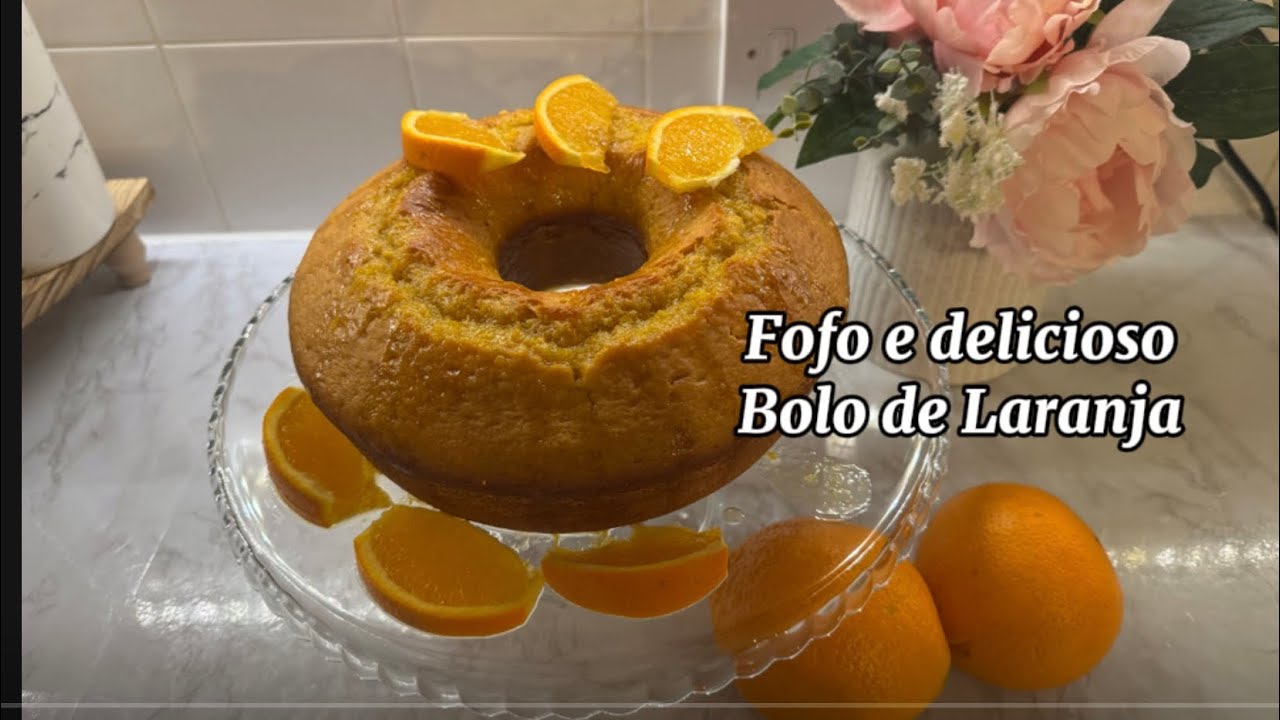 BOLO DE LARANJA úmido e FOFINHO vc procura, ACHOU 