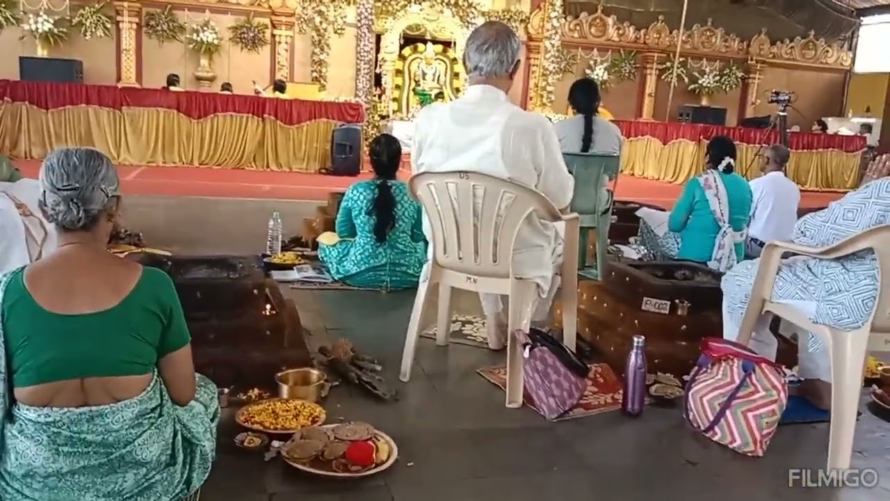 4th day Homam (Annapoorneswari Devi Homam) at sathyalokam