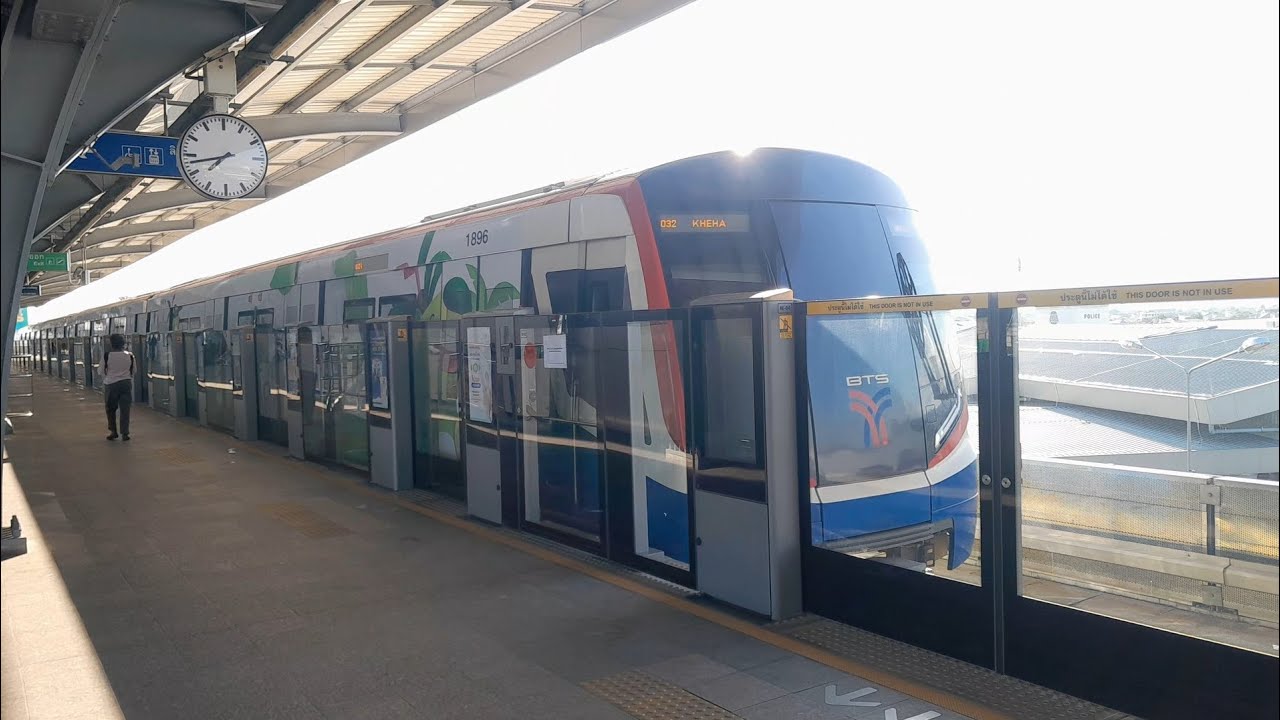 รถไฟฟ้า BTS สายสีเขียวสถานีวัดพระศรีมหาธาตุ-N17