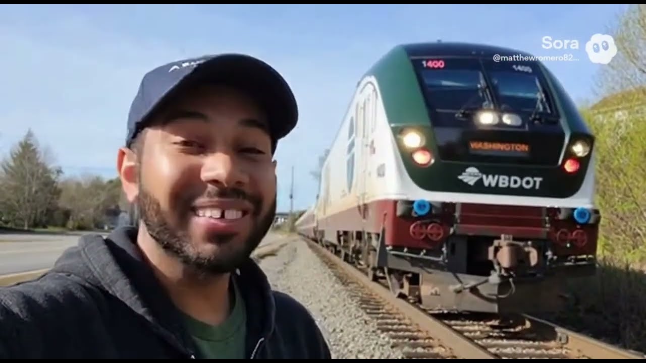 Railfanning with Sora AI (Amtrak Cascades Edition)