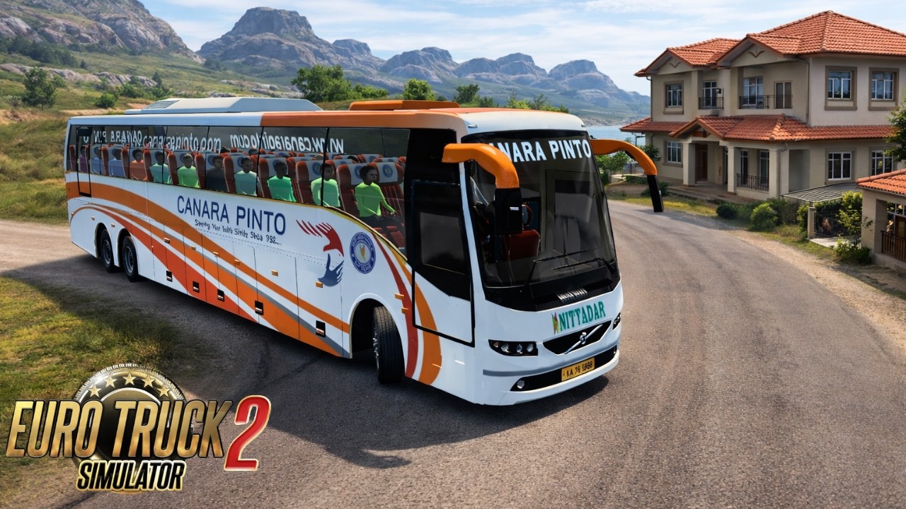 VOLVO B11R CHALLENGE! 🔥 CAN THIS BUS SURVIVE DANGEROUS MOUNTAINS? (ETS2)