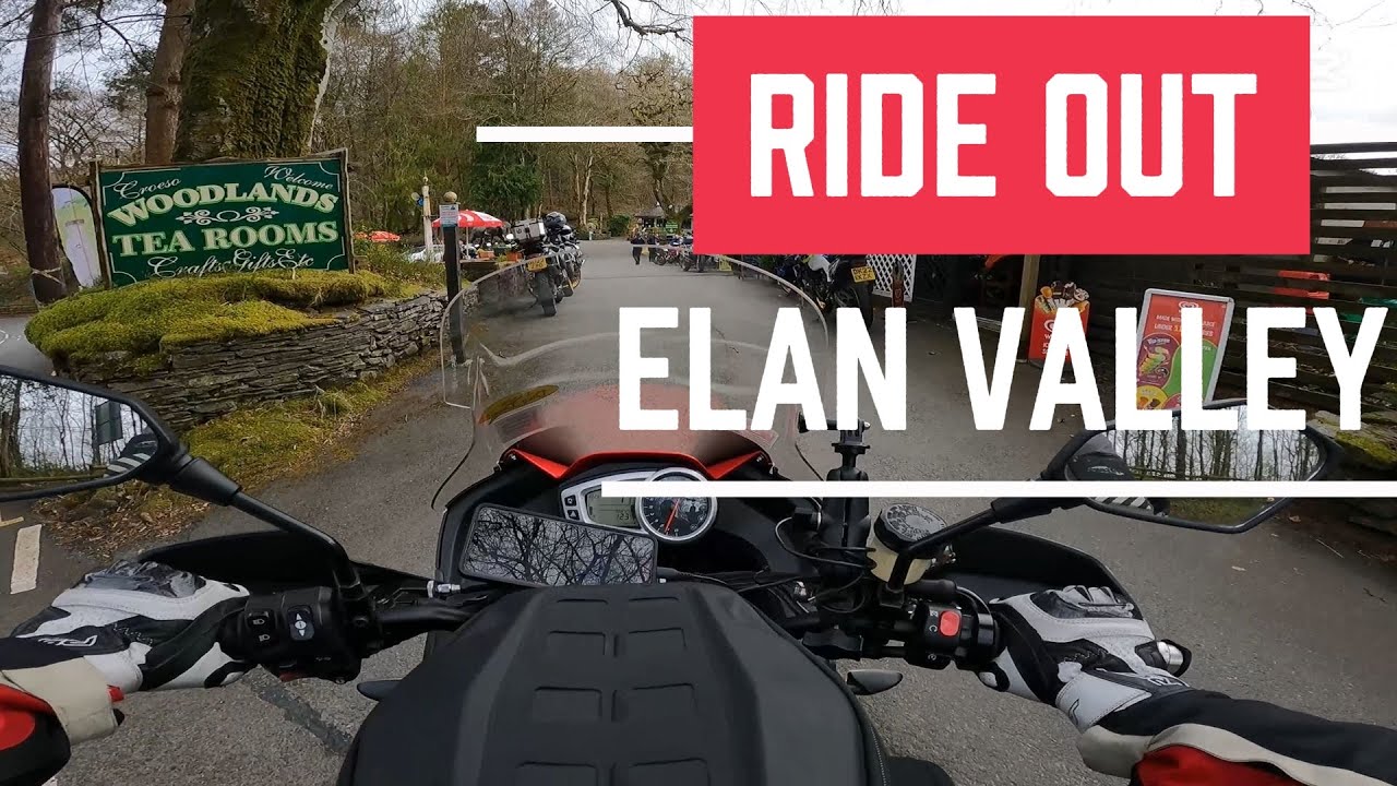 Bike ride amazing scenery in wales devils bridge and elan valley on triumph tiger 1050 sport