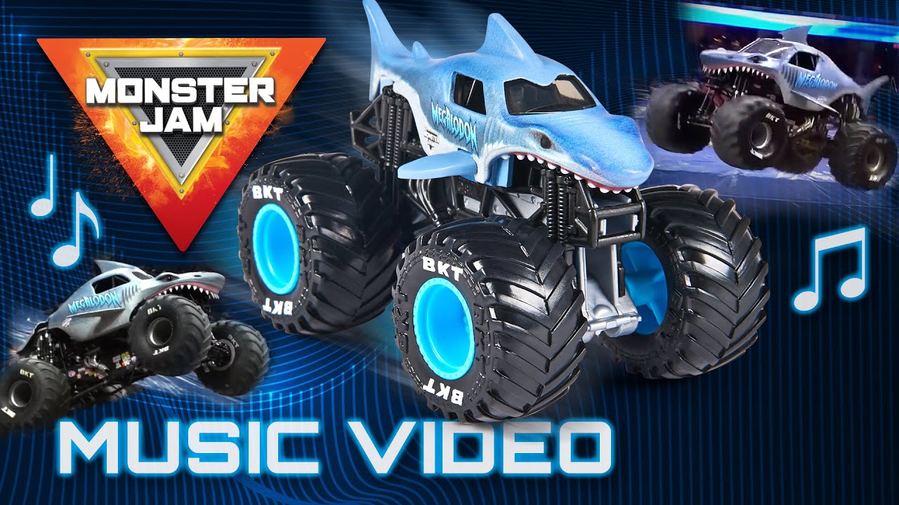 Megalodon Fan Music Video 🦈🎶 | Monster Jam Trucks Song #5
