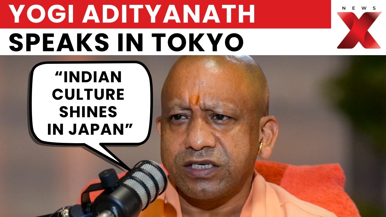 UP CM Yogi Adityanath Addresses Tokyo Amid 4-Day Singapore, Japan Visit | Latest News | NewsX