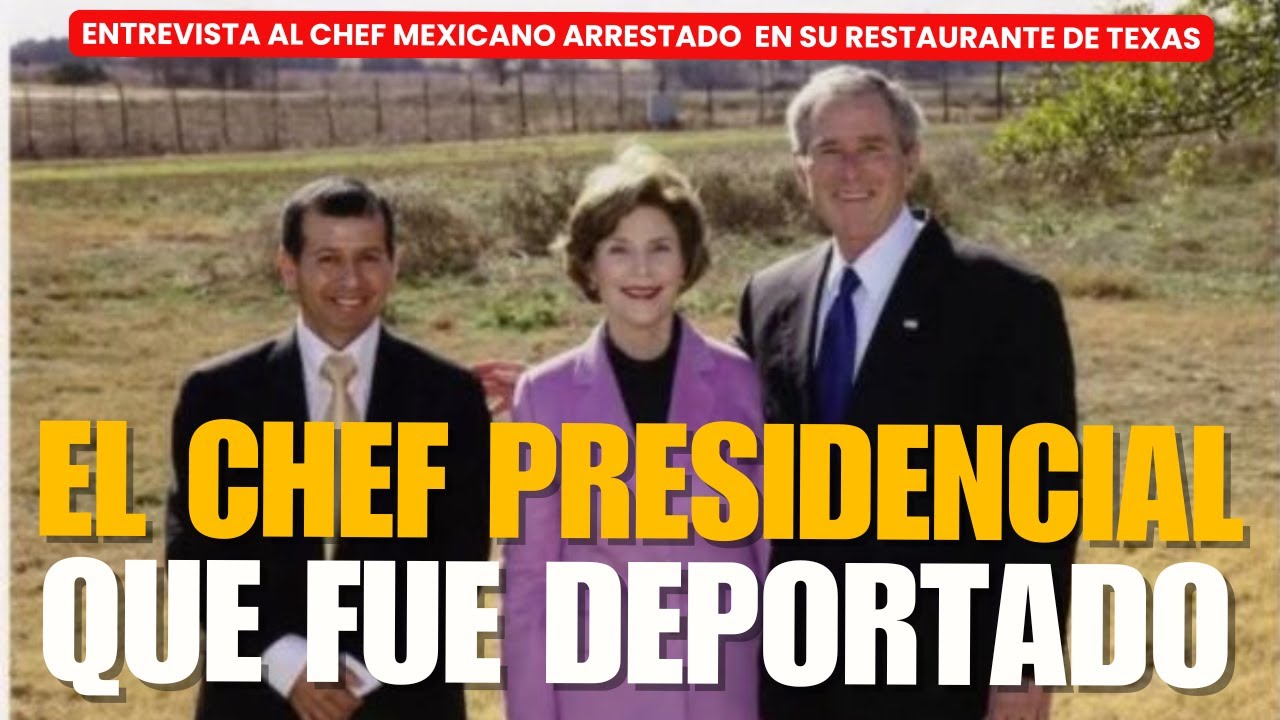 Sergio García fue chef del Presidente de los Estados Unidos...aquí nos cuenta cómo fue deportado.