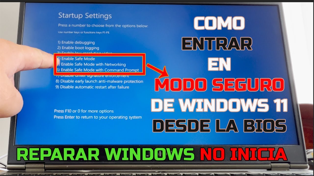 Arrancar en el Modo Seguro de Windows 11 para Reparar los Problemas de Inicio de Windows | SOLUCI&Oacute;N