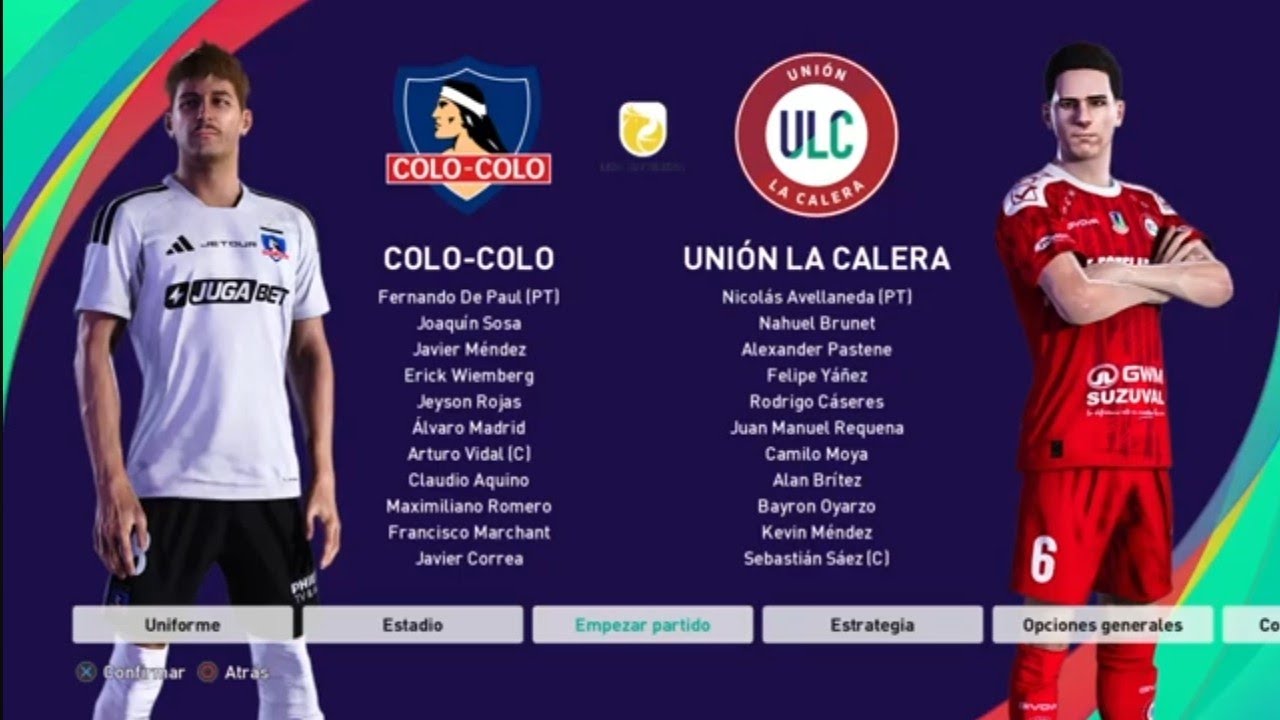 Chile Pes Aura Ps4 / Colo-Colo vs Unión La Calera /Liga Itau 2026