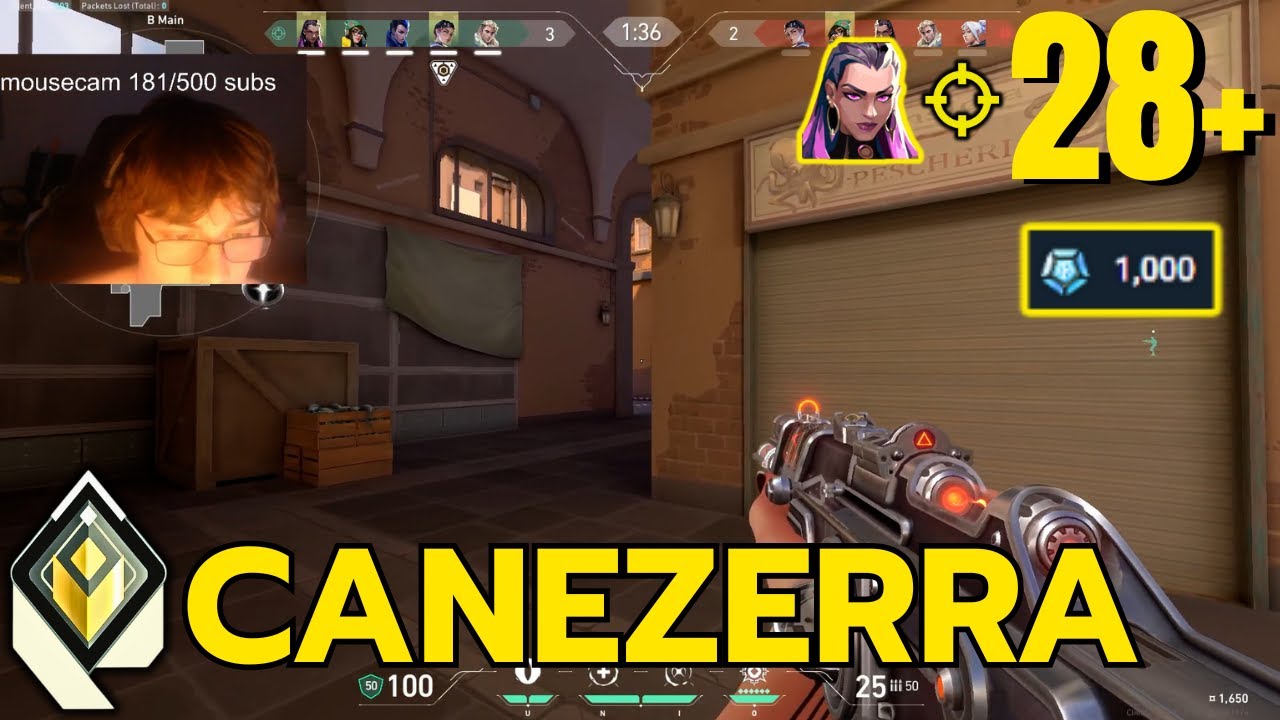 ASCENT! 28 ELIMS! ENVY CANEZERRA REYNA RADIANT RANKED GAMEPLAY