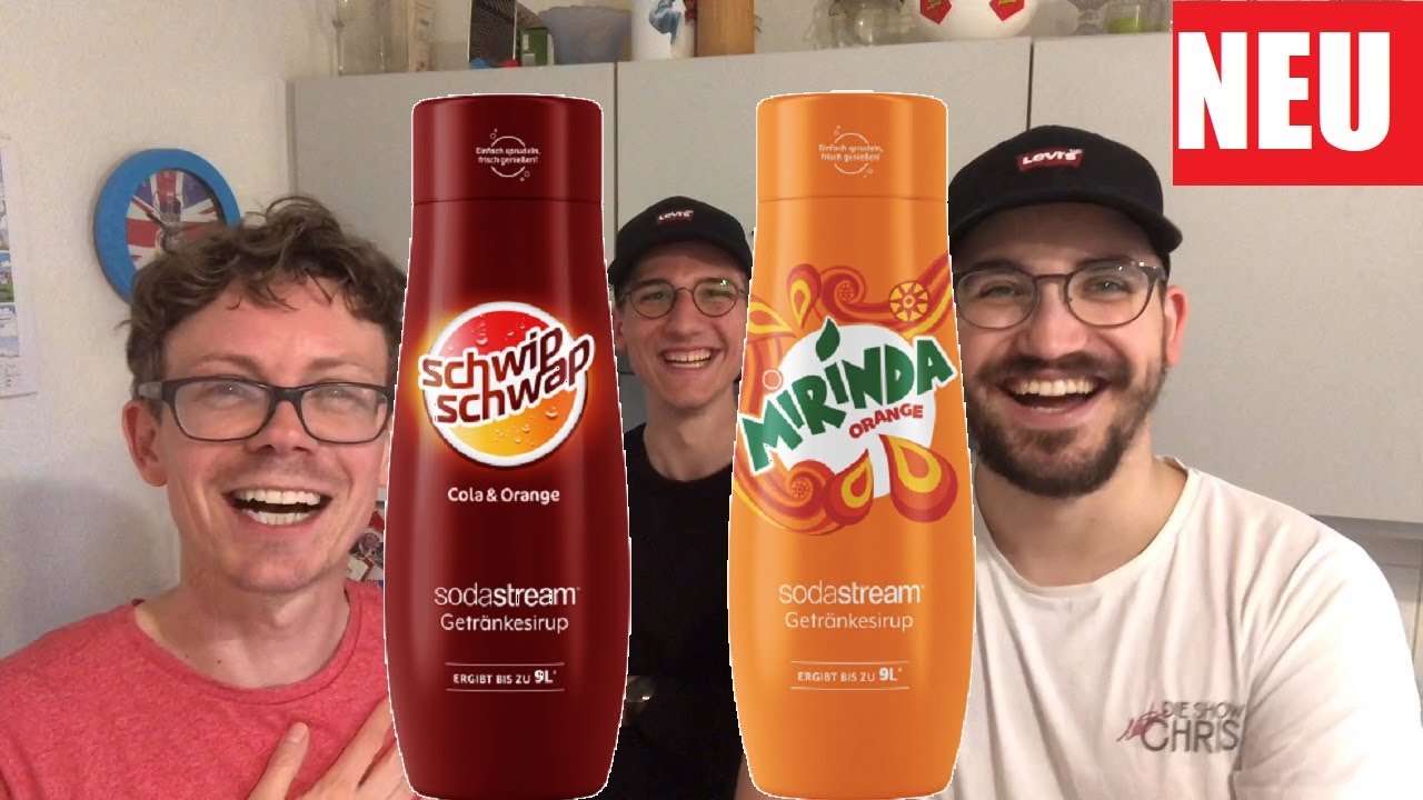 Schwip Schwap Sirup vs Mirinda Sirup für Sodastream  im Test!