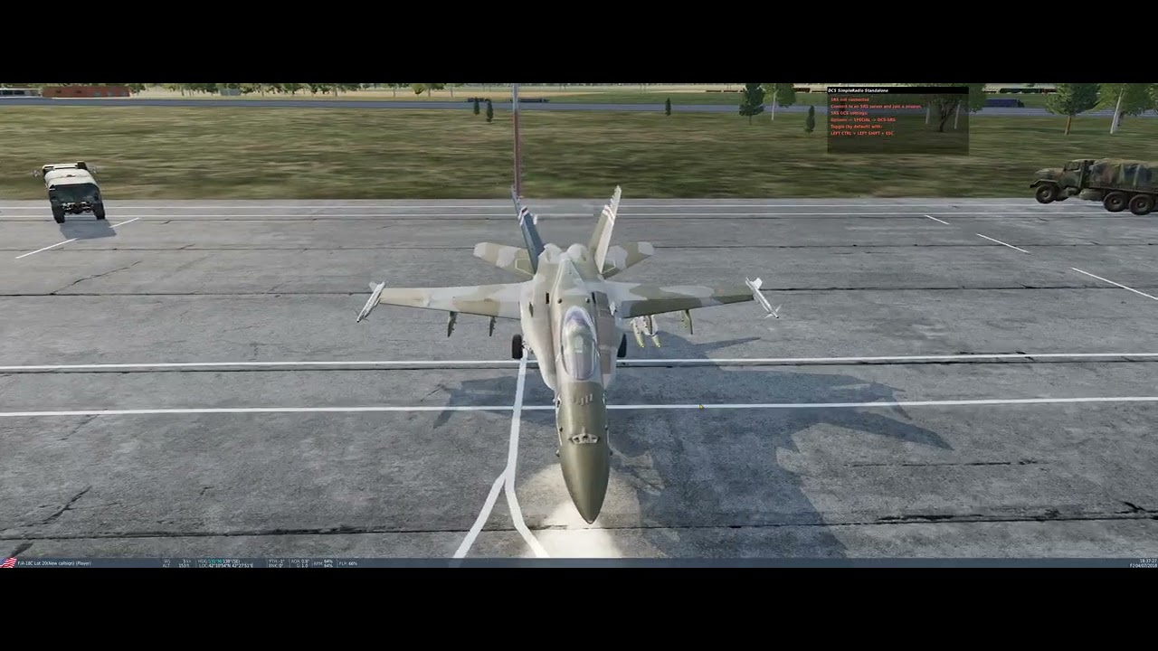 DCS F/A18C HORNET - Practice Session - 30.01.2026