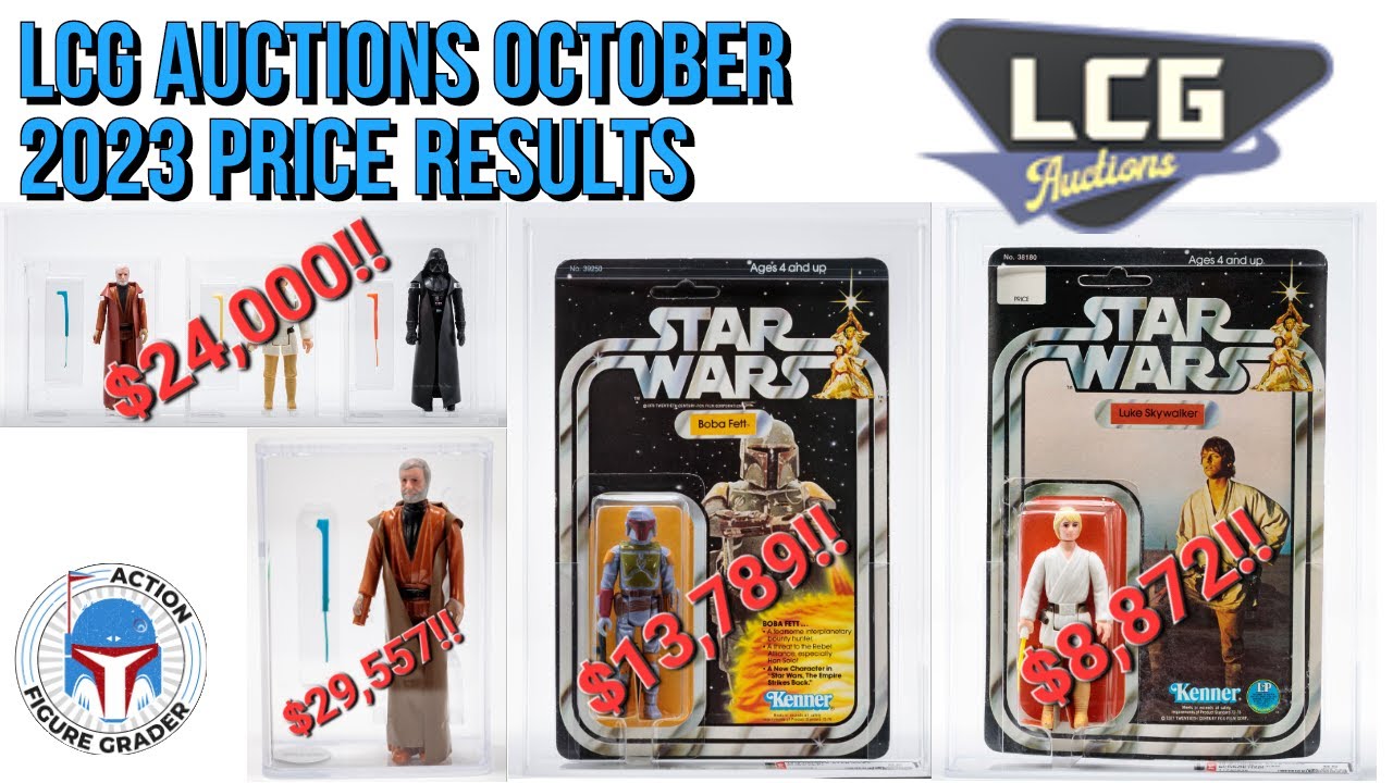 👀 LCG Auctions Fall Session Results | Kenner Star Wars Action Figure Prices