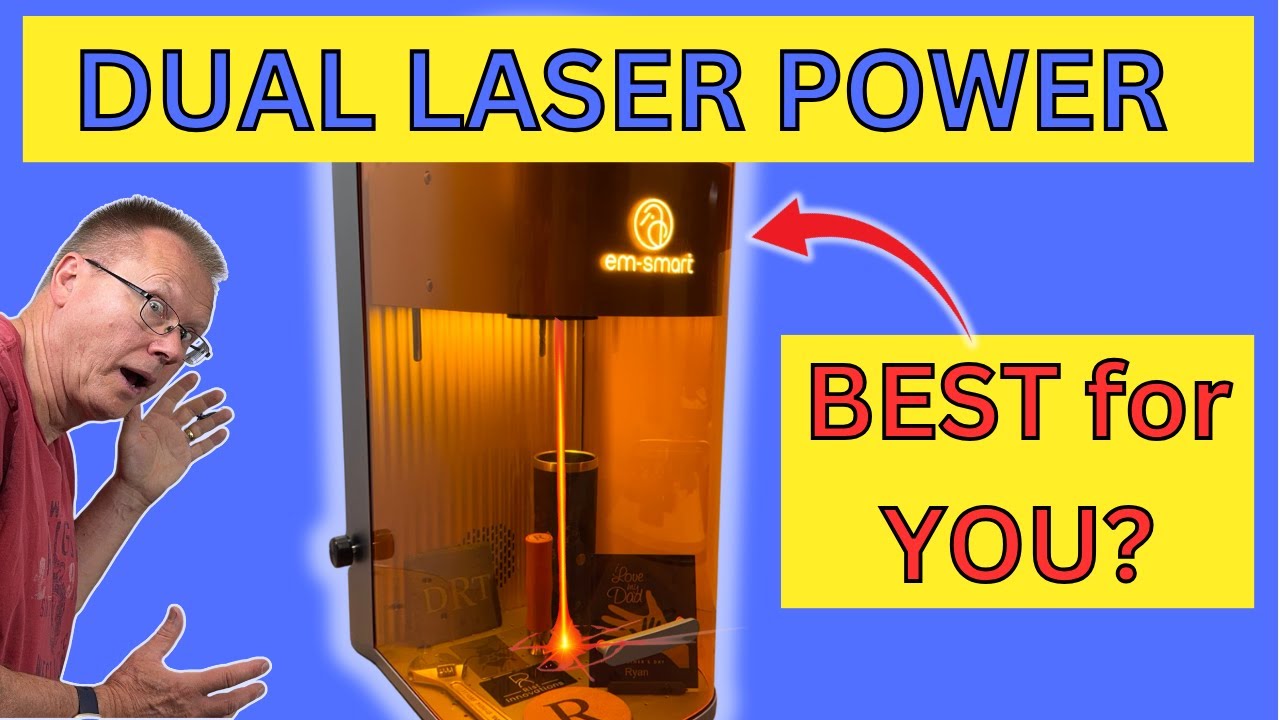 EM-Smart Dual 20W Fiber & Diode Laser Engraver: Best One for You?