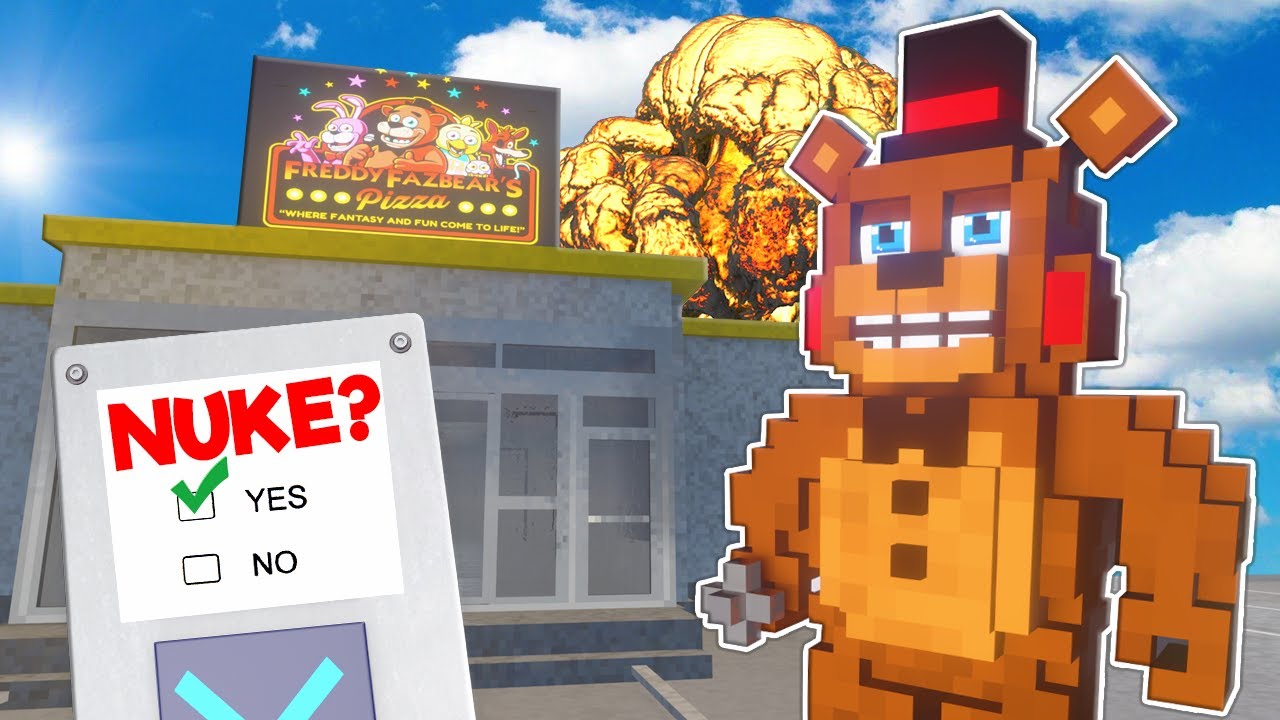 I Destroyed the Five Nights at Freddy’s Pizzeria in Teardown Mods!