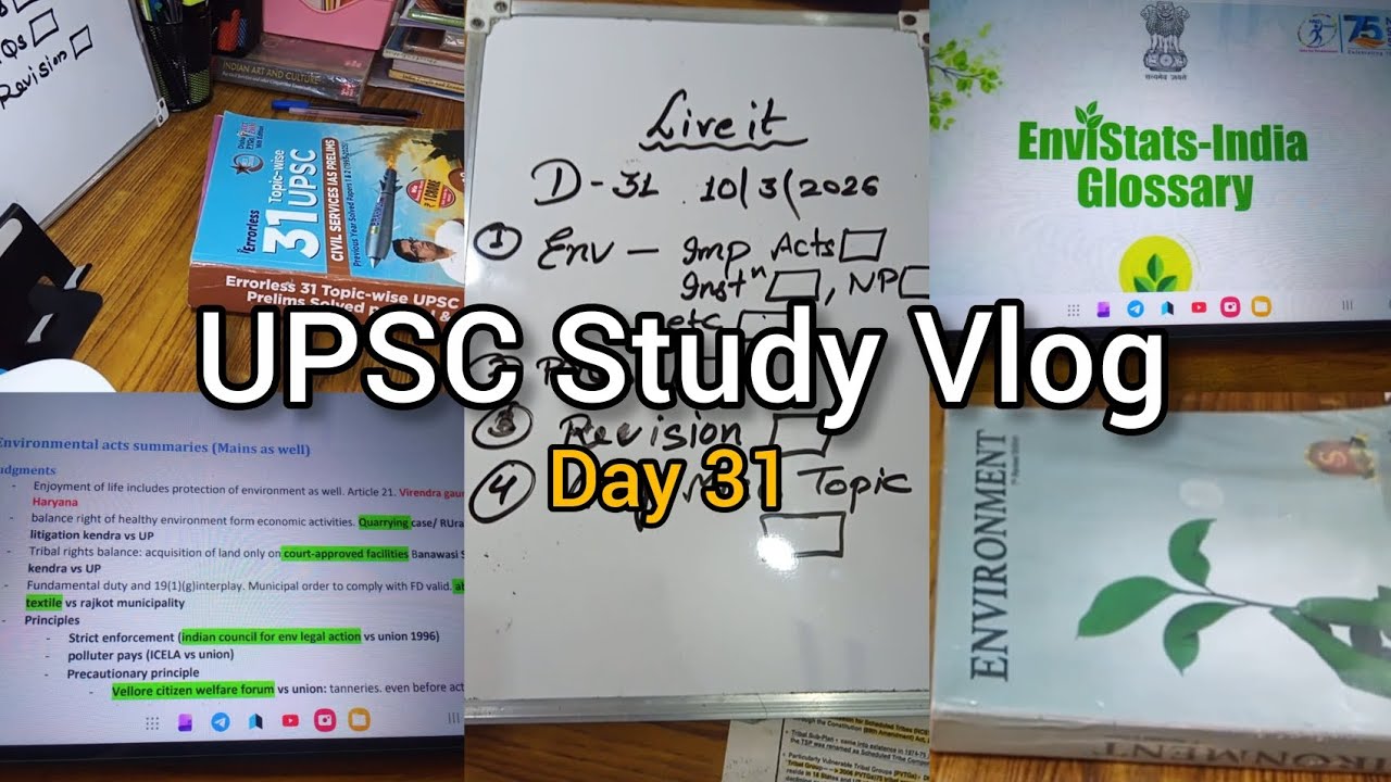Day 31 l 8:00 AM ⏰ UPSC Study Vlog 📚 l UPSC Aspirant 🔥 l Aspirant life 🎉#productiveday #motivation 