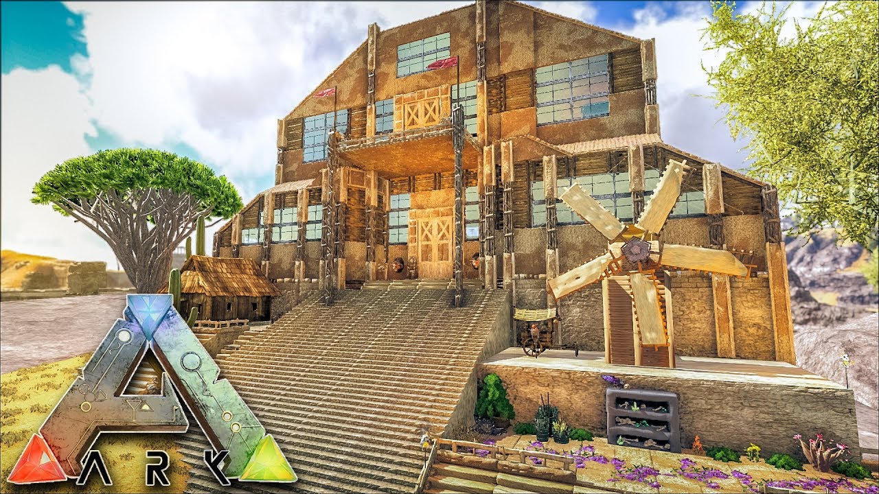 FINISHING OUR DESERT BASE MANSION! (ARK: Ragnarok)