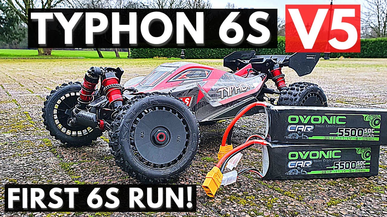 ARRMA Typhon 6S V5 BLX | First 6s Speed Run! INSANITY!