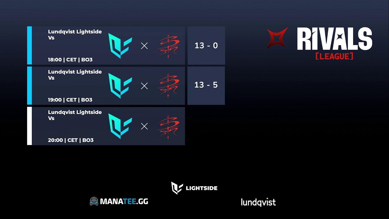 Rivals League Week 1 | CS2 | Lundqvist Lightside vs BoysenBoysenBoysen | Group Stage | !merch