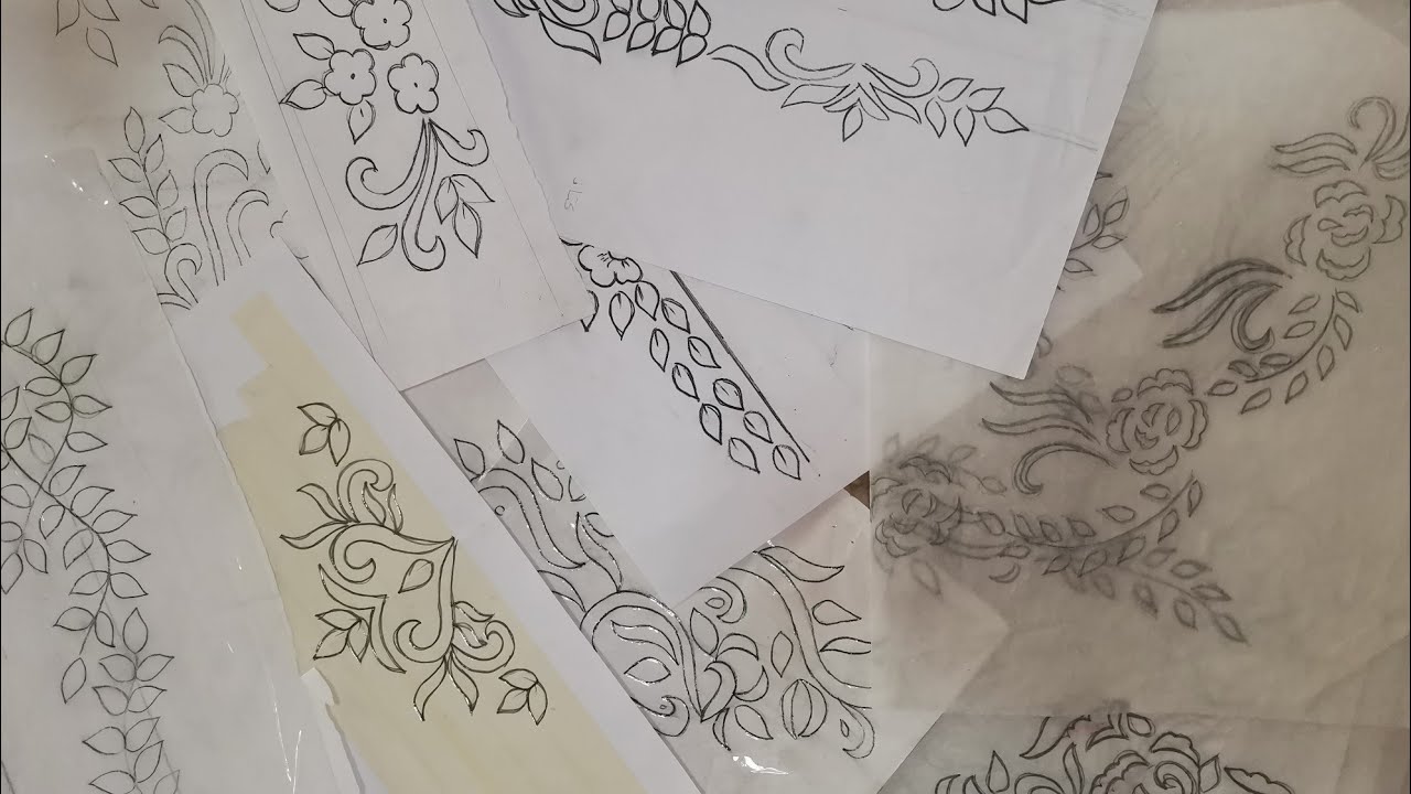 رشمات التنبات بالعقيق والطرز الرباطي مع ذكر مقاس كل رشمة +رشيمات خاصة بالراندة 💥