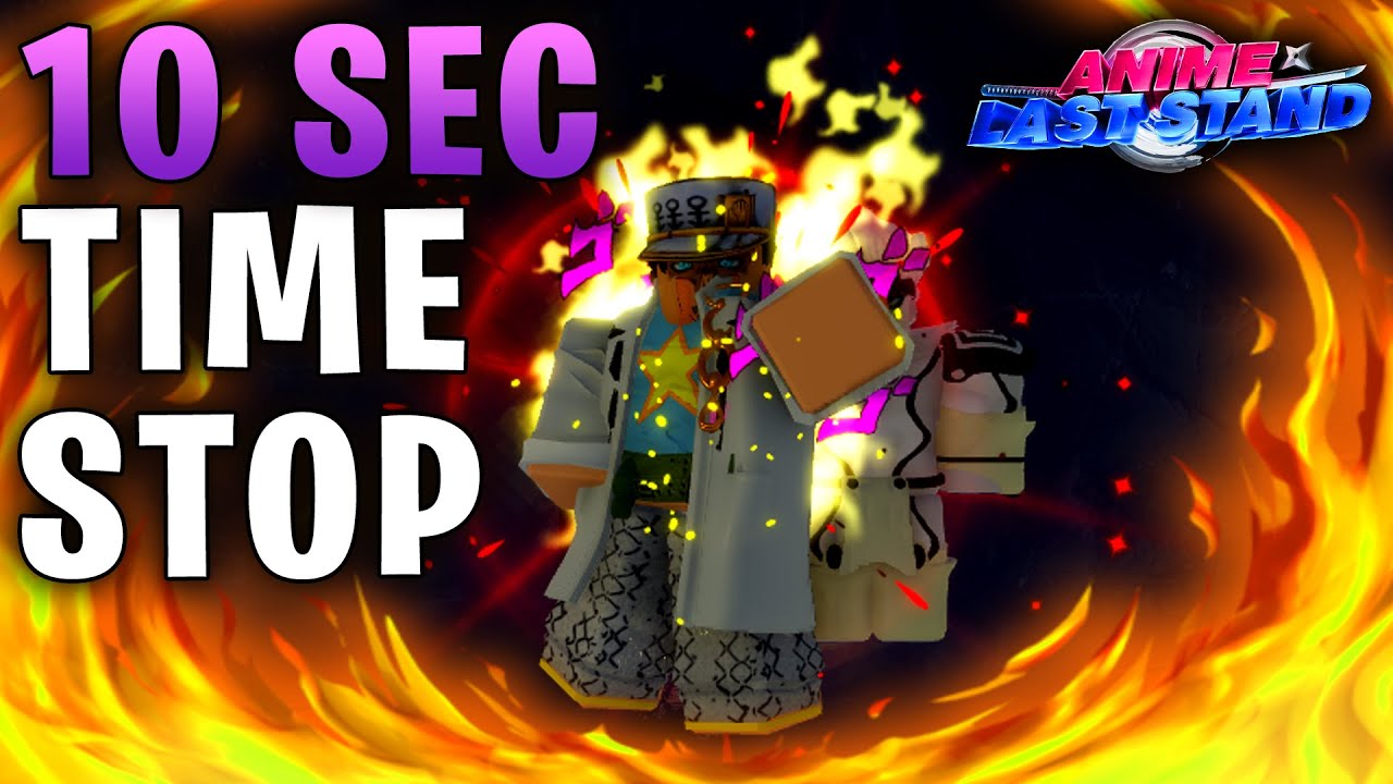 [SHOWCASE] OVER HEAVEN JOTARO Has An OP SPAMMABLE TIME STOP | Anime Last Stand