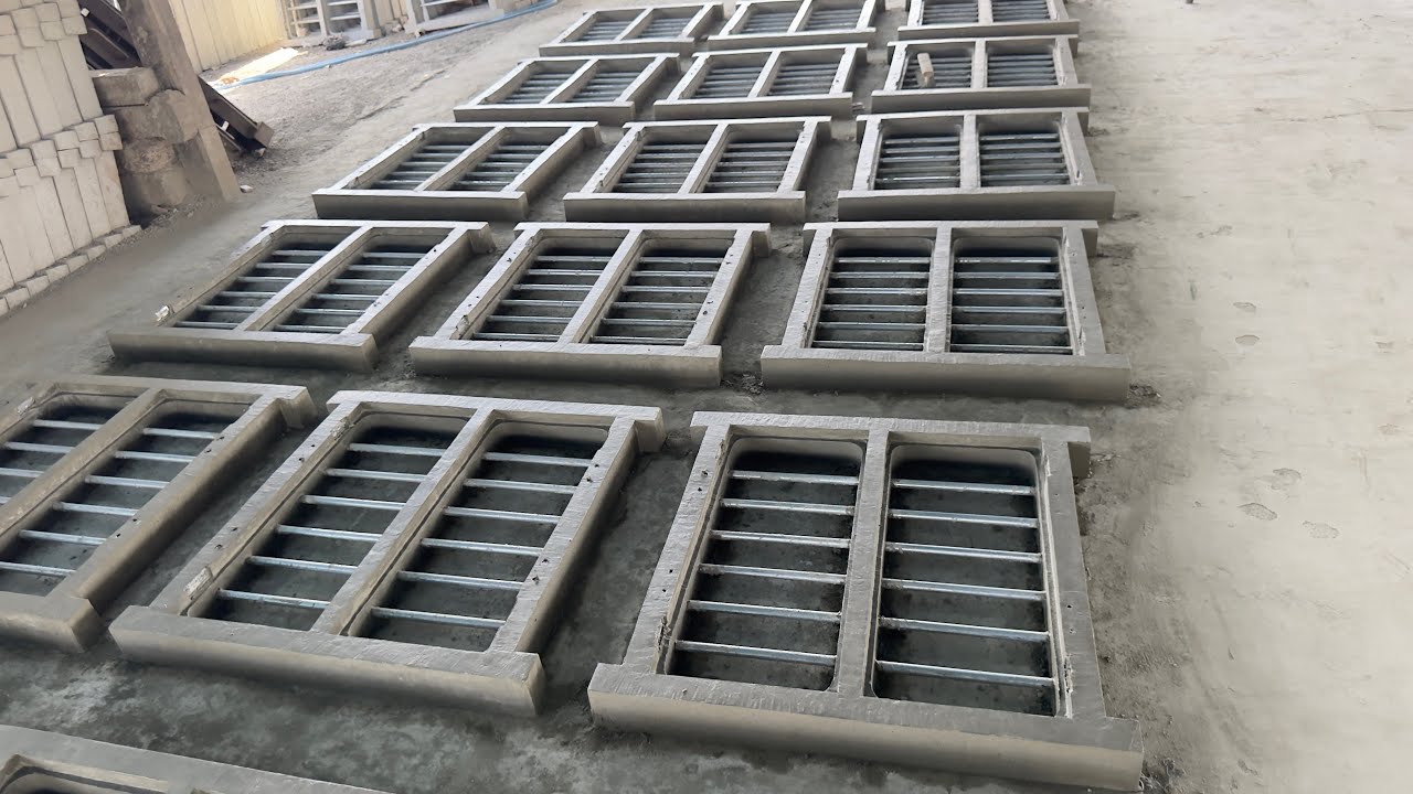 How to make cement window | cement products | all types cement window make | cement window & door