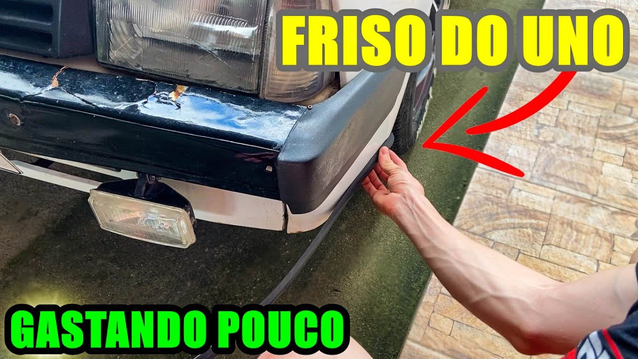 FRISO DO UNO NA SAIA DO CHEVETTE (Spoiler ou  Bigode)