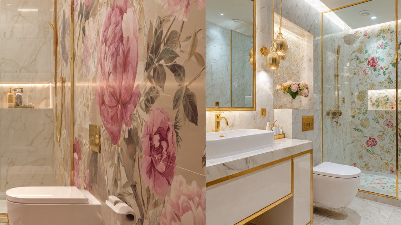 Modern Bathroom Tiles Design Ideas 2026 l Luxury Minimalist & Bold Layout Trends for a Stylish Spa L