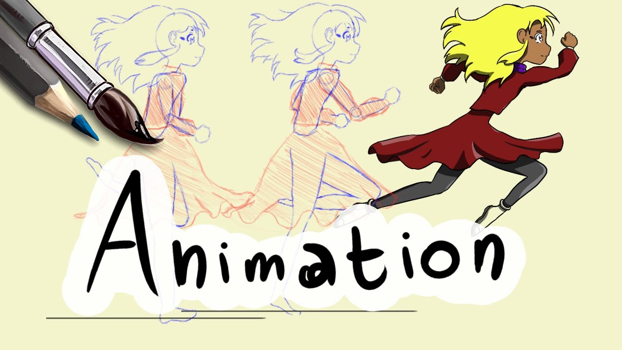Animação de Corrida com o #Krita