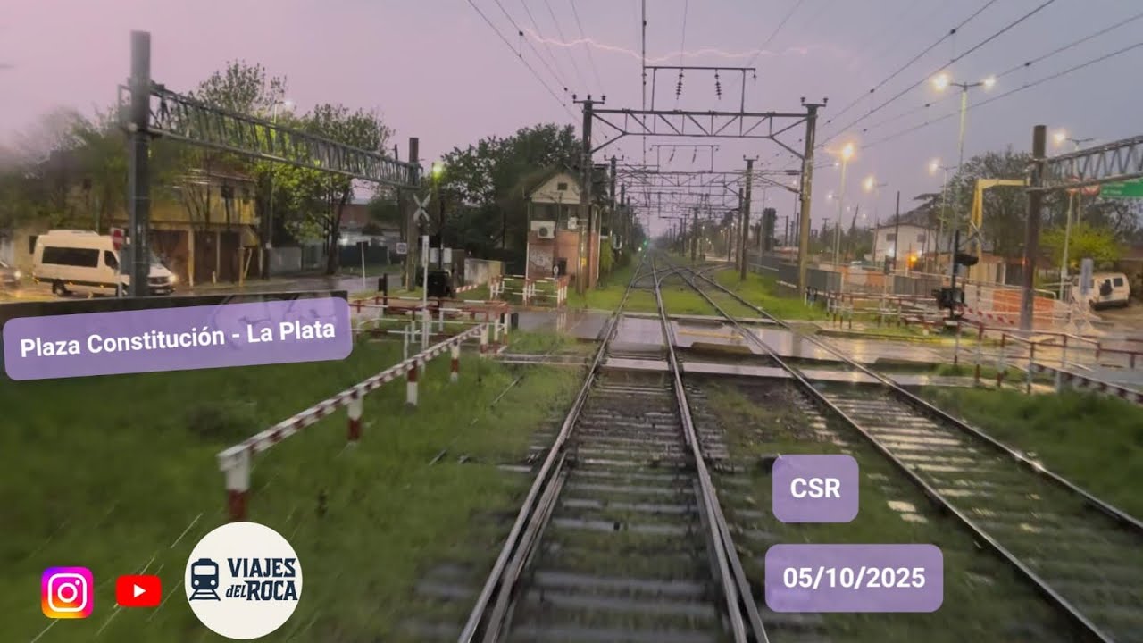Cabview | Trenes Argentinos | Plaza C. - La Plata | 05/10/25 #기차 #transport #train TheRailzone