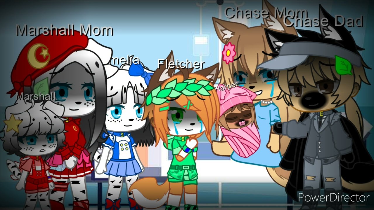 {Gacha Club} 🌿 ❤️•°When Nobody Sees°•💙 Paw patrol 🌿 Chase x Marshall 🌿 ¶Part 3/?¶