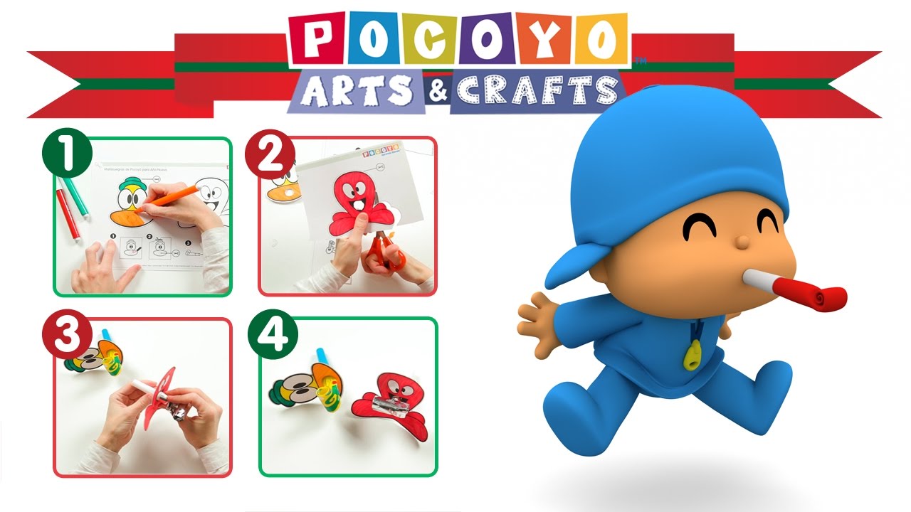 Pocoyo Arts & Crafts: Matasuegras para Nochevieja | AÑO NUEVO
