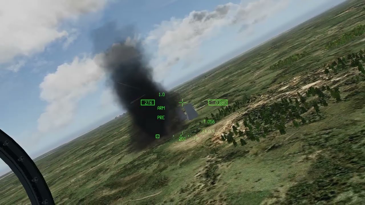 Missile hits nuclear facility, Falcon BMS 4.37.8