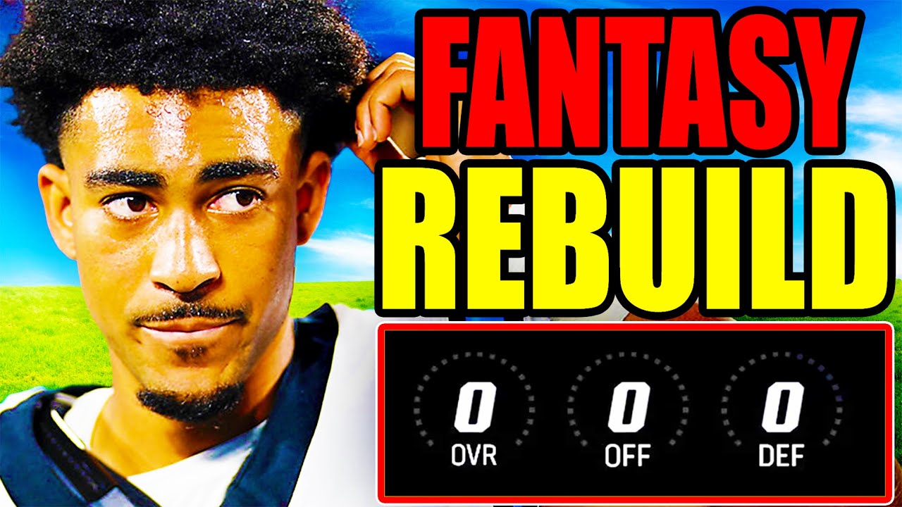 I Did a 0 OVERALL FANTASY DRAFT Rebuild.