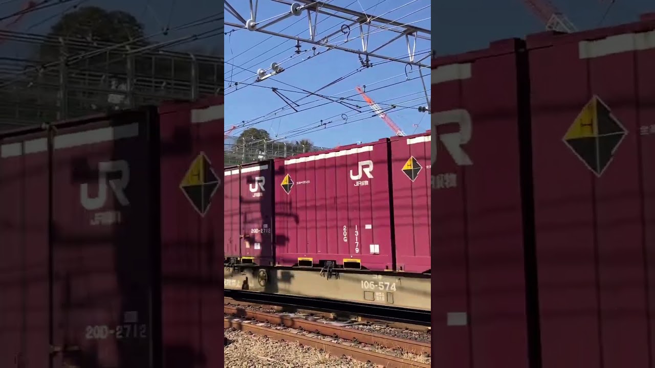 【コキ110連結】EF210+コンテナ車70ﾚ通過シーン