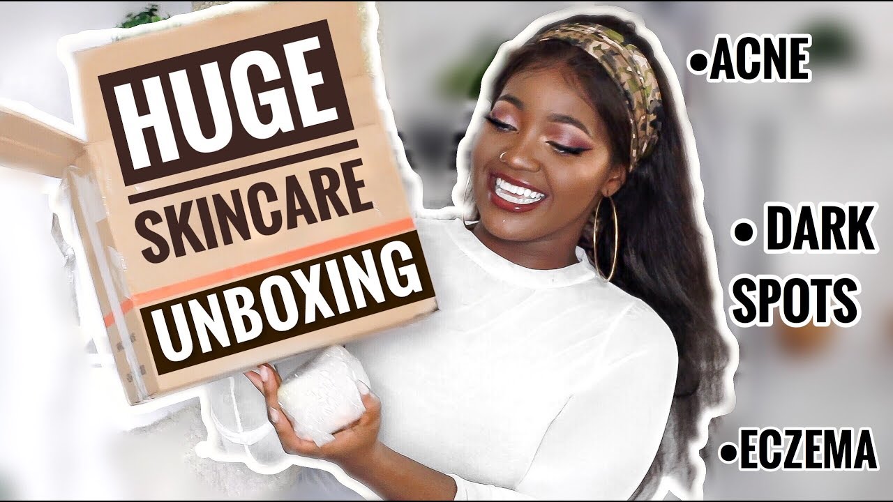 HUGE SKINCARE UNBOXING HAUL | ACNE, DARK SPOTS, ECZEMA | JUMIA NIGERIA