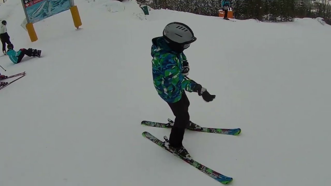 Ski areál Tanvaldský špičák 2023, červená závodní, modrá turistická