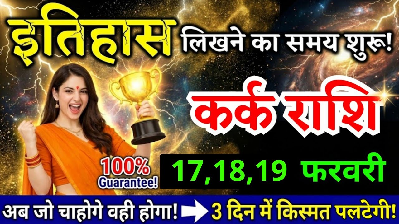 16 फरवरी, कर्क राशि वालों इतिहास लिखने का समय शुरू, Kark Rashi, किस्मत पलटेगी