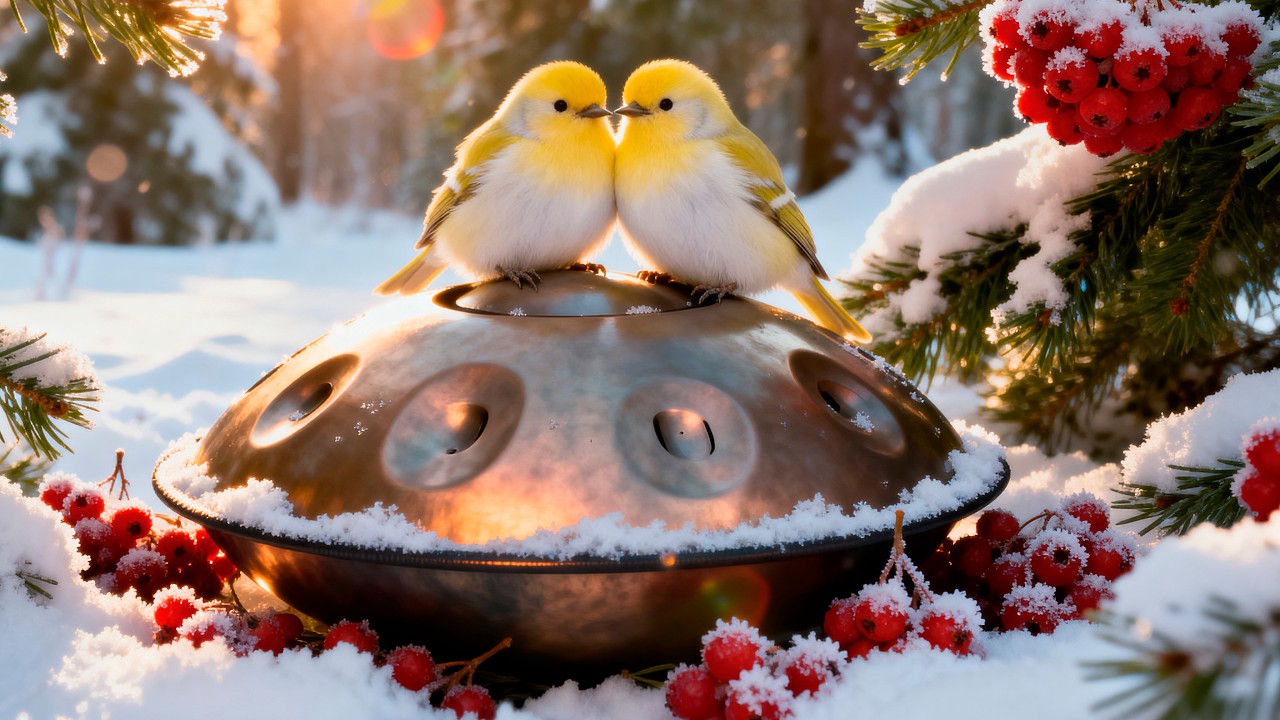🕊️ Bird Sounds & Soft Handpan Music Relaxation • Deep Sleep • Stress Relief • Hang Music