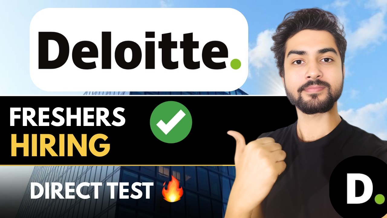 Deloitte Direct Test Hiring🔥Apply Now | Multiple Opportunities
