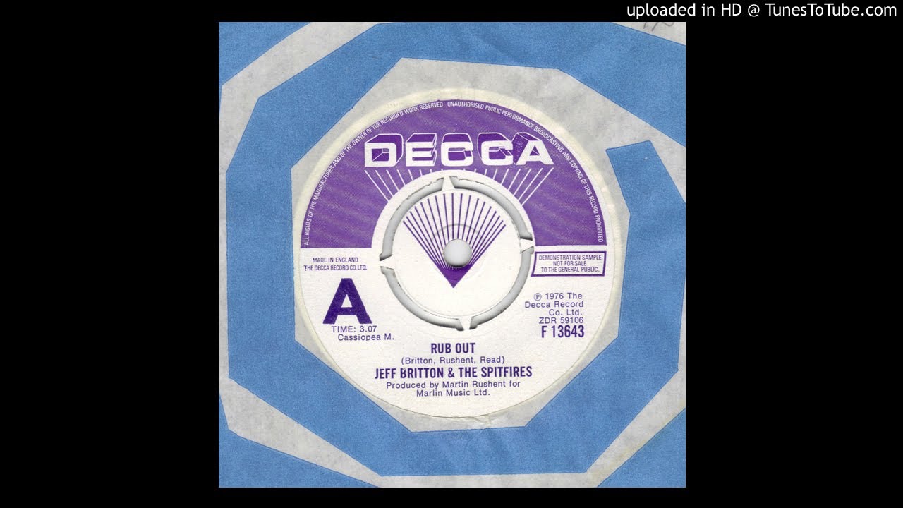 Jeff Britton And The Spitfires - Rub Out