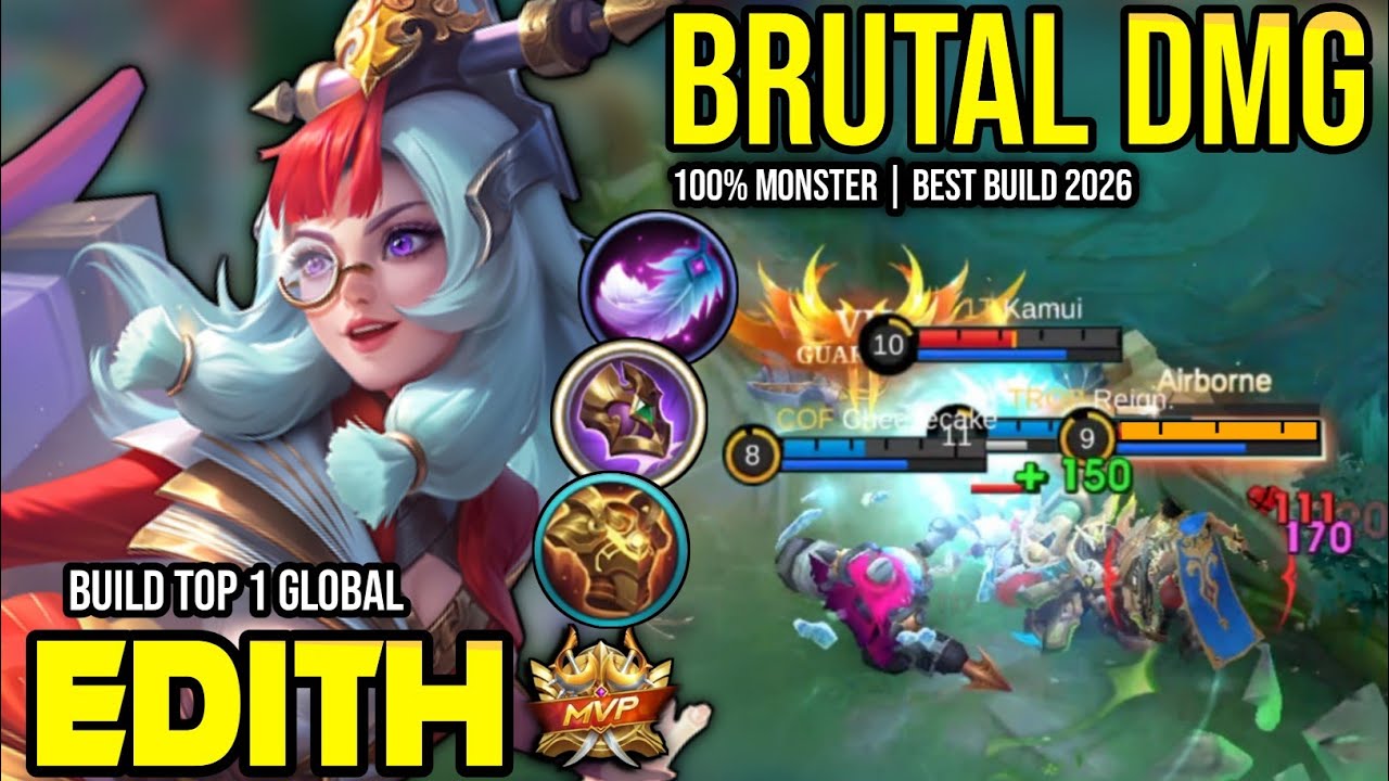 EDITH BEST BUILD 2026 | BUILD TOP 1 GLOBAL EDITH GAMEPLAY | MOBILE LEGENDS✓