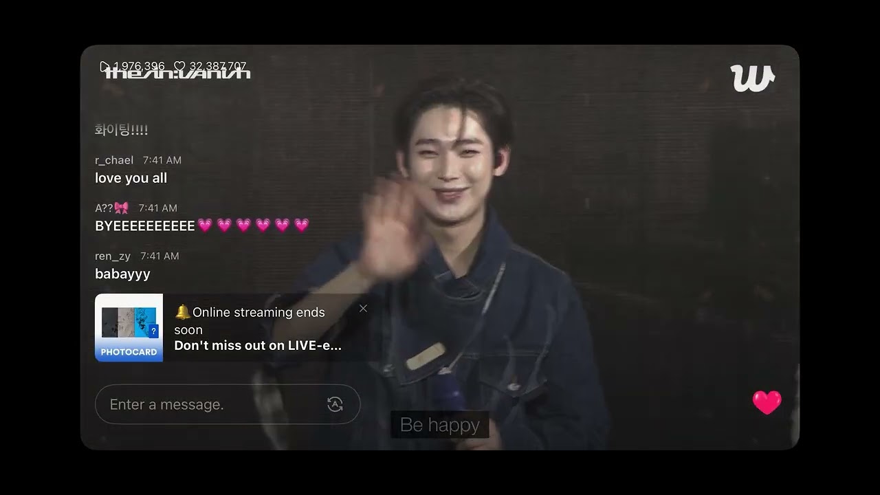 ENHYPEN VAMPIER NOW FIRST WEVERSE LIVE STREAM