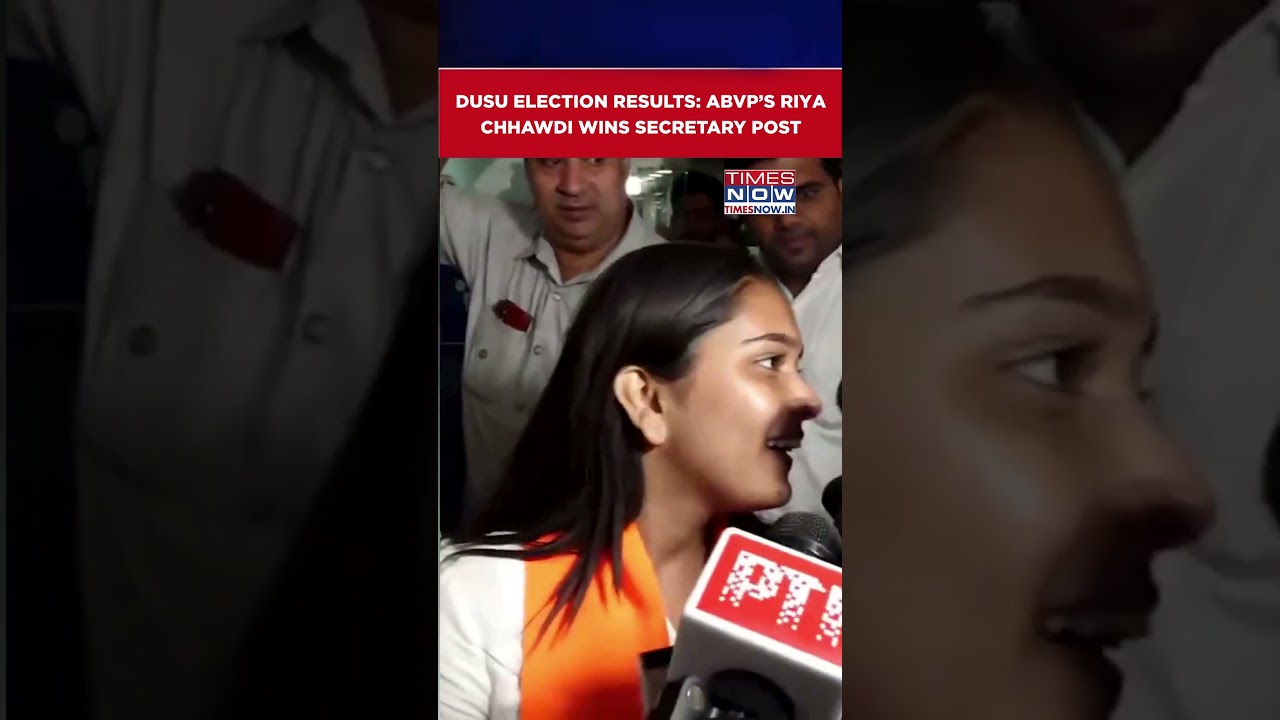 DUSU Election Results: ABVP's Riya Chhawdi Wins Secretary Post, Responds To NSUI&rsquo;s 4-0 Claim #shorts
