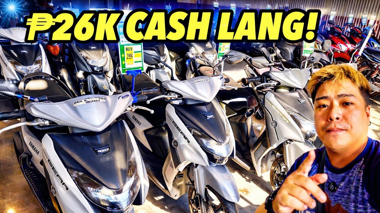 MURANG REPO SECONDHAND NA MOTORCYCLE 26K CASH LANG! MABABA PA MGA ODO/MILEAGE.