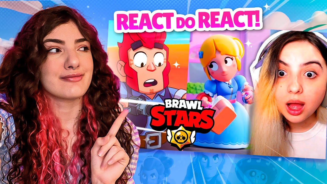 UMA JOGADORA ANTIGA e uma INICIANTE ASSISTINDO as ANIMAÇÕES do BRAWL STARS! React. @Guiminha​