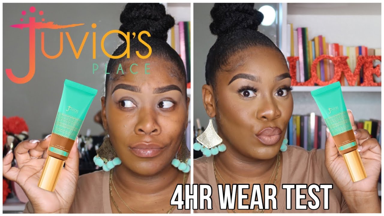 🚨JUVIAS PLACE I AM MAGIC NATURAL RADIANCE FOUNDATION+WEAR TEST #newmakeup #juviasplace #foundation