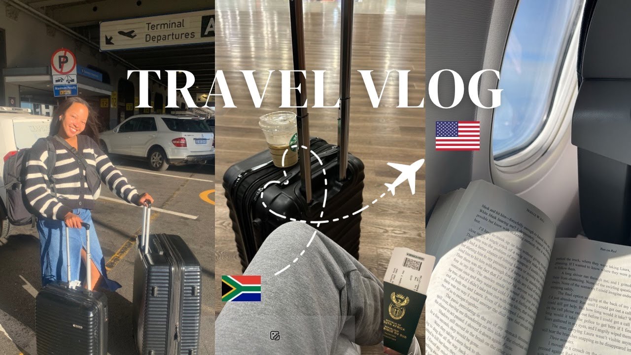 TRAVEL WITH ME BACK TO THE USA 🇺🇸| South African International Student #lebonem