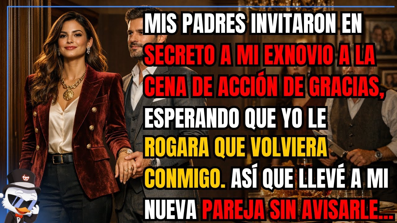 Mis padres invitaron en secreto a mi exnovio a la cena de Acción de Gracias, esperando que yo le...