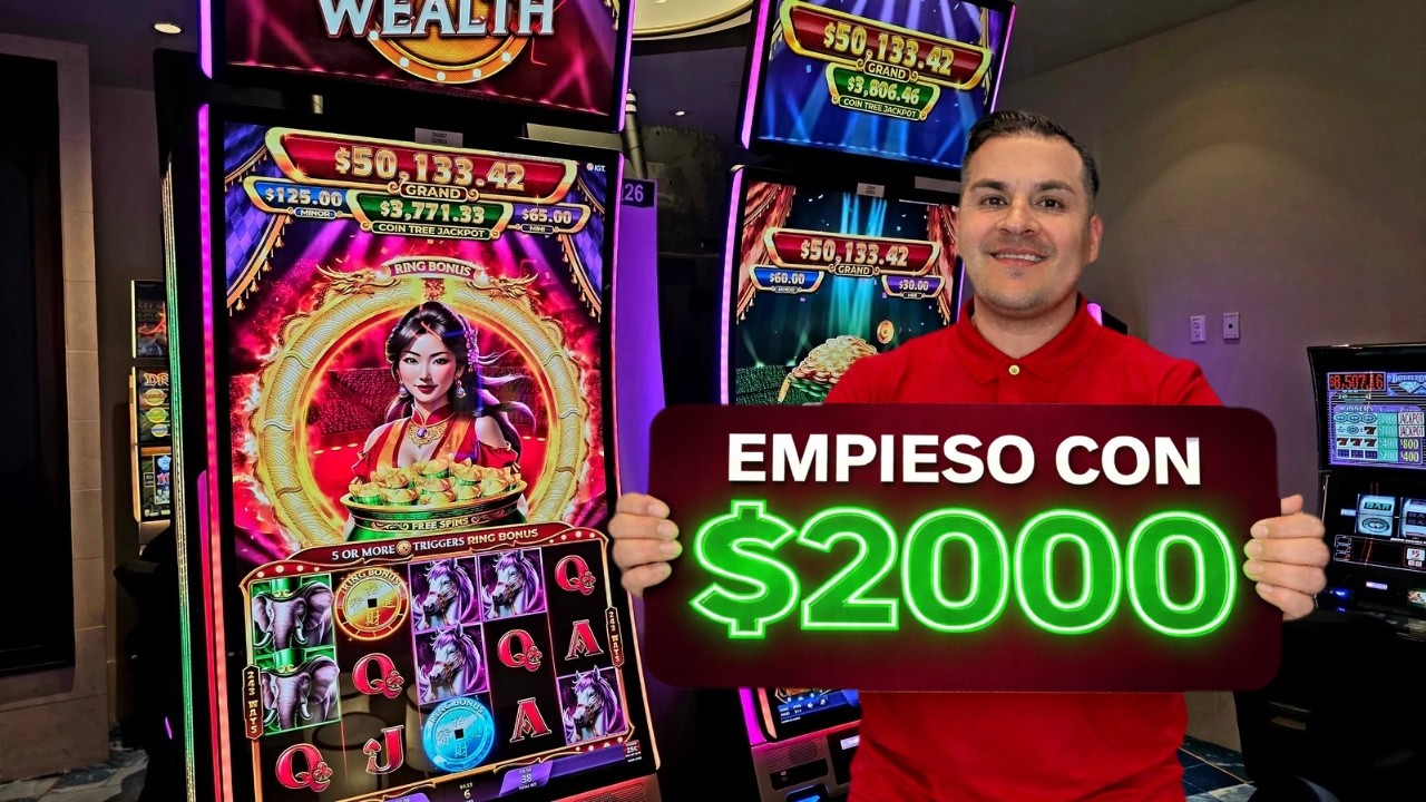 Mi PRIMER día en el casino con $2000 ¿Cuánto durarán?